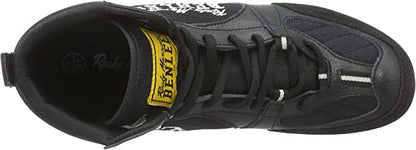 Benlee -nyrkkeilykengät The Rock. 
 Kevyet jalkineet mahdollistavat nopean jalkatyön ja liikkuvuuden erilaisilla alustoilla. kuvassa vasen kenkä ylhäältä