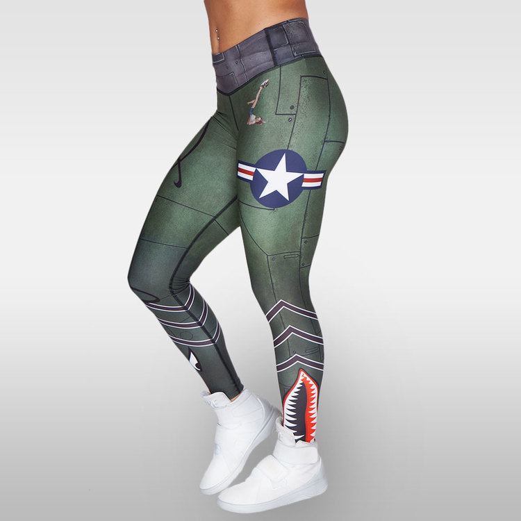 Anarchy Apparel - Bomber Compression Leggings