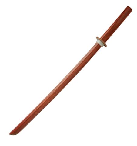 Hardwood Daito Practice Sword Punatammi