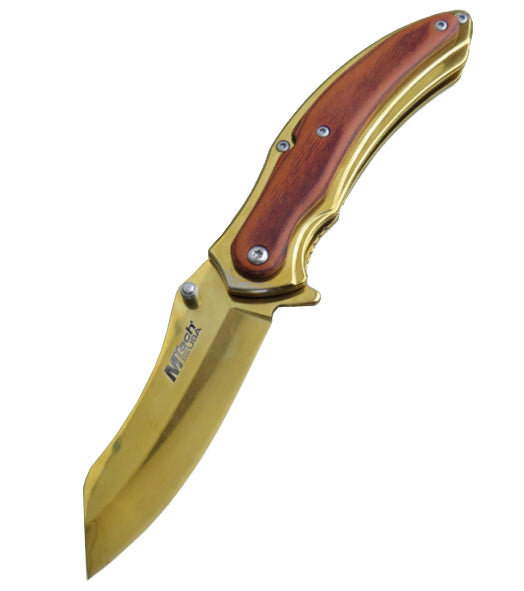 MTech USA – Spring Assisted Golden Tanto