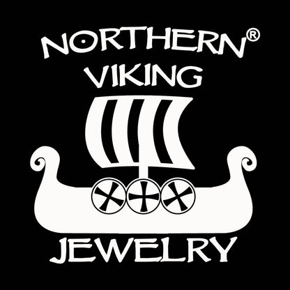 Northern Viking Jewelry® Kuningasketju Sudenpäillä