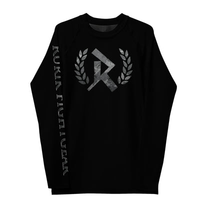 Rurik FG  Rashguard "Urban Camo" Musta Pitkähihainen nogi bjj 