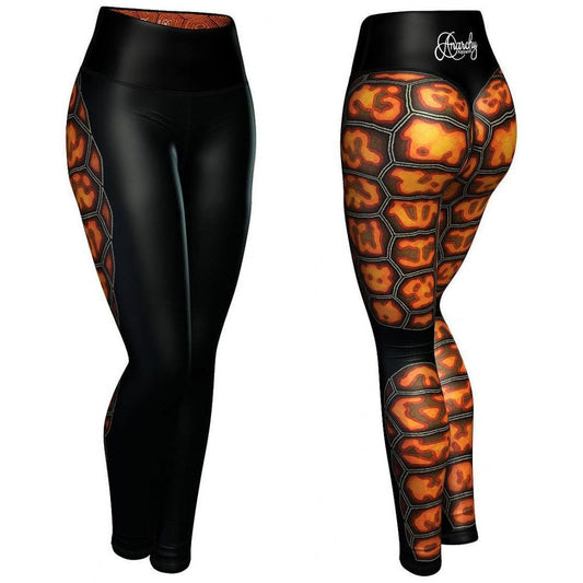Anarchy apparel urheiluleggingsit  TORTUGA edestä ja takaa
