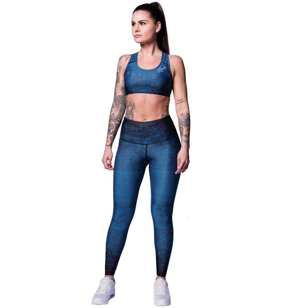 Anarchy Apparel - Aqua Stripe Urheilutoppi