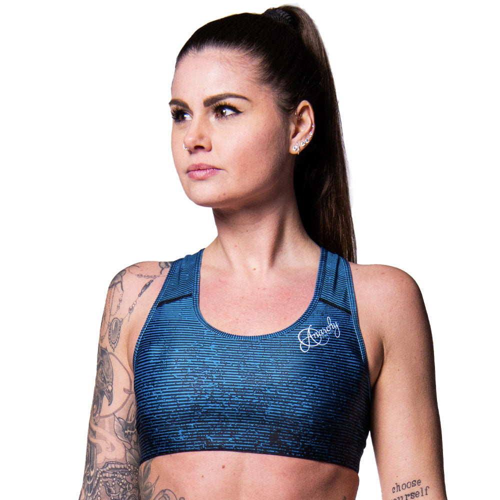 Anarchy Apparel - Aqua Stripe Urheilutoppi