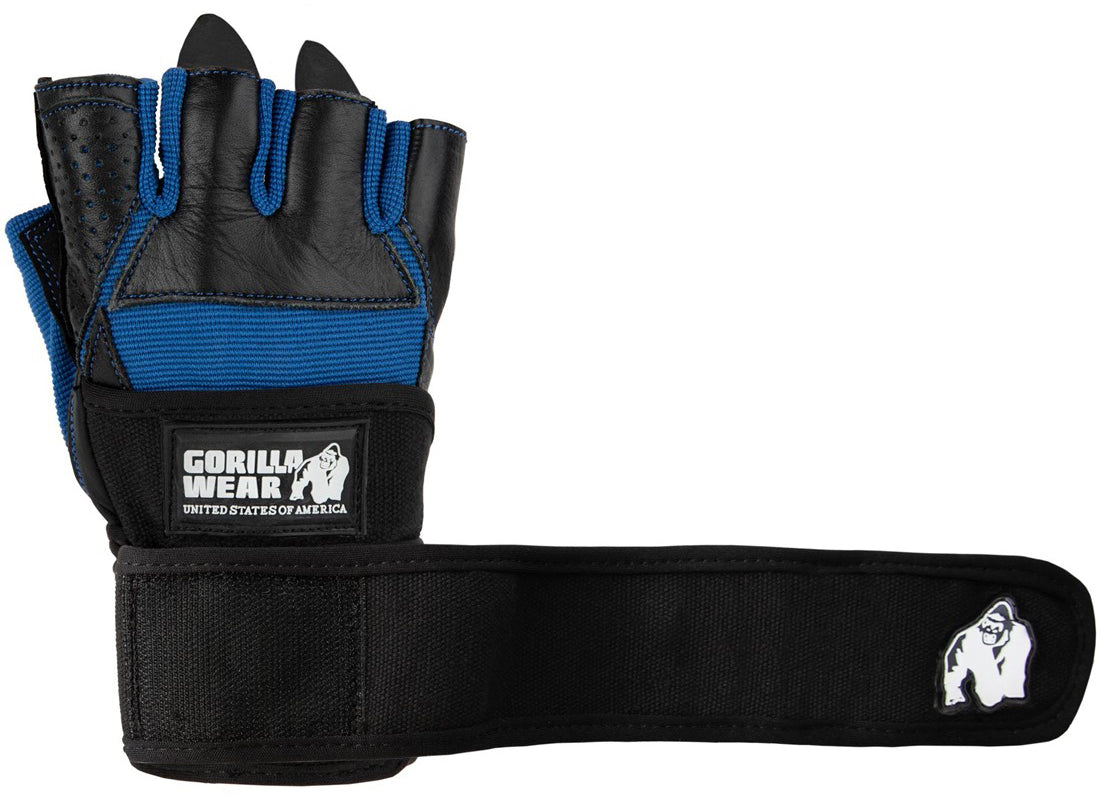 GORILLA WEAR Dallas Wrist Wrap Gloves Sininen