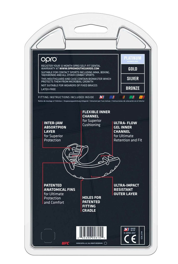 OPRO Hammassuojat Platinum Level UFC Senior Fangz
